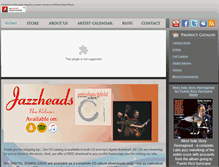 Tablet Screenshot of jazzheads.com